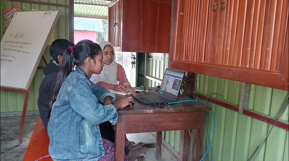 Breaking barriers: Girls from Bangladesh’s remote char areas learn to code